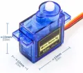 SG90 Micro Servo Motor 9G tower pro servo 180° Degree Rotation Standard Quality. Designed For Precise Movement And Control For Arduino/ESP/Raspberry Pi and DIY Electronics Project | RoboBhandar. 