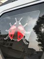 【Mary DAI Store】17.3cm*14.6cm  Wild Ladybird Decal  PVCCar Sticker  YJ1-0119. 