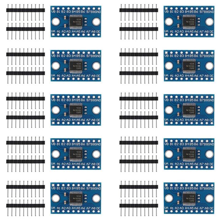 10PCS TXS0108E 8 Channel Level Conversion Module High Speed Full Duplex 8 Way Bi-Directional Converter for Arduino