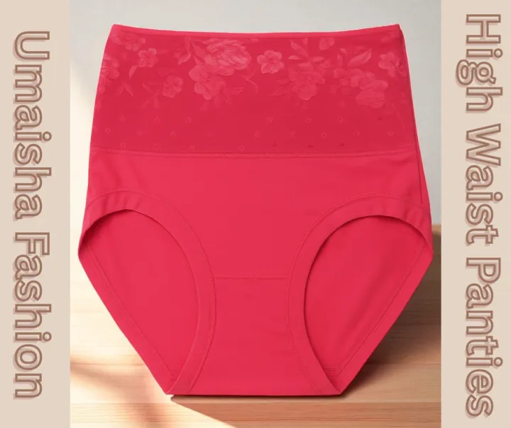 Women%20Underwear%20High%20Waist%20Cotton%20Panties%20Full%20Coverage%20Ladies%20Briefs-%201pcs%20-%20Panty%20-%20Image%202
