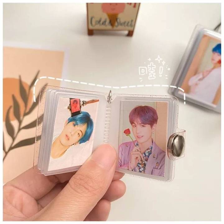 1,2%20Inch%20Small%20Photo%20Album%20Mini%20Photo%2016%20Pockets%20Photo%20Holds%20Card%20Holder,%20keychain%20photo%20album%20-%20Image%203