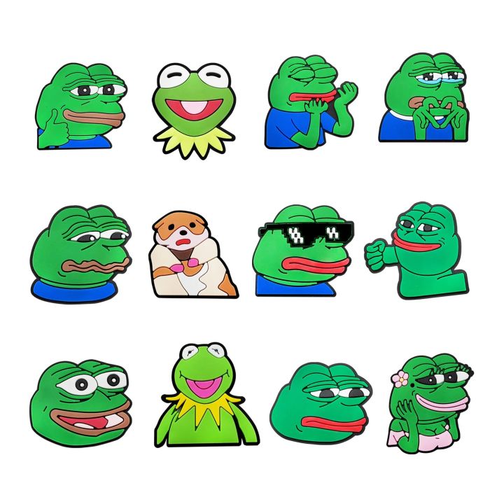 1PCS%20Sad%20Frog%20Series%20PVC%20Croc%20Clogs%20Decorate%20DIY%20Shoe%20Charms%20Accessories%20Classic%20Clog%20Kids%20Gift%20-%20Image%202