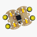 4 wheel robotic chassis for Arduino robotics and stem projects. 