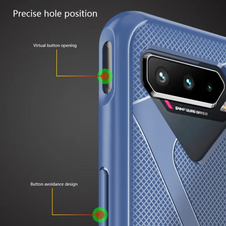Biruiqu%20For%20ASUS%20ROG%205%20Rog%20Phone%205%20Cooling%20Matte%20Soft%20TPU%20Untra%20Thin%20Anti-Slippery%20Protective%20Phone%20Case%20-%20Image%205