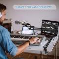 Professional Recordng Microphone Stand Suspension Scissor Arm For Dynamic and Condenser Mic (Black).