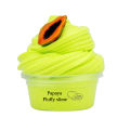 60ML Slime Colored Crystal Mud Fruit Cake Shape Plasticine Anti-stress Squishmallow Ramen Mud For Kids Boys Girls.