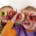 Wood Bee-eye Interesting Effect Magic Kaleidoscope Explore Baby Kids Children Learning Educational Puzzle Toy.