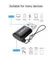 CASIFY USB 3.0 Male to USB Type C Female OTG Adapter Converter For Smartphones - Black. 