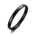 Black Stainless Steel Bangle Bracelet For Men - Bracelet.