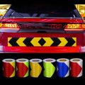 12"inch Reflective Tape Car Sticker Auto Motorcycle Safety Warning Mark Self Adhesive Tape Reflective Film Decal Car Styling 4.8. 