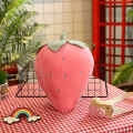 Strawberry plush toy down cotton fillings very soft throw pillow. 