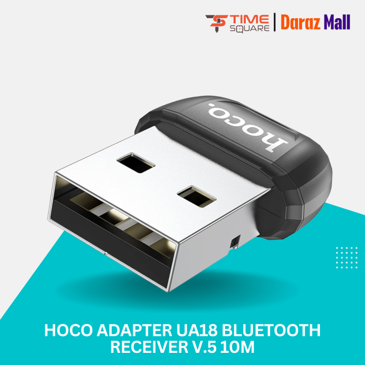 Hoco Adapter UA18 Bluetooth Receiver V.5 10m