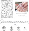 1725/2100pcs Clear Rhinestones Stickers Kids DIY Craft Self Adhesive Bling Gems Crystal Sticker Face Nail Scrapbook Decoration.
