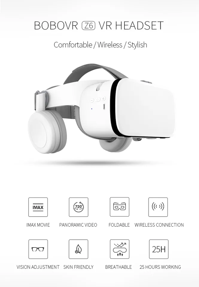 Bobo Bobovr Z6 Casque Helmet 3D VR Glasses Virtual Reality