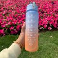 Water Bottle Motivational Drinking Bottle Sports Water Bottle With Time Marker Portable Reusable Plastic Cups Outdoor Travel Gym.