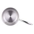 SKB Cookware Stainless Steel 3 Layer Frying Pan 20cm, SUS304 Food-grade small frying pan Stainless Steel body.. 