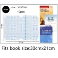 Book Cover - Anti-Scratch Transparent Diamond Matte Plastic Book Cover – Self-Adhesive Clear Protective Wrapper for Durable, Scratch-Resistant Protection. 