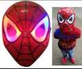 Spider Man Mask LED Light Spider Mask For Kids Superhero Kask.