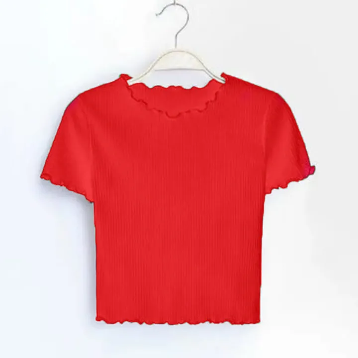 Half%20Sleeve%20Crop%20Tops%20For%20Women%20-%20Blouse%20-%20Image%203
