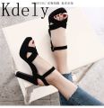 Thin High Heels Sandals Footwear Peep toe Ankle Strap Gladiator Sandals Platform Female Wedding y Shoes Women Party Ev.