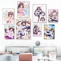 1pc Nekopara GalGame Anime Poster Stickers Home Decor Aesthetic Art Mural Room Decor Digital Painting Living Room Bar. 