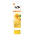wow Sunscreen Gel Alo + Glutathione SPF 55pPA++. 