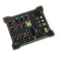 Mini Audio Mixer, Automatically Beautify Voice 5 Channel Audio Mixer for Tablets for Computers. 