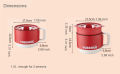 YUEERDE- Mini Cooking Pot 1.5 L. 