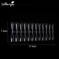 Monja 1Piece Full Cover Extension Acrylic False Nail Tips 5 Styles Transparent French Nail Tip Manicure Tool. 