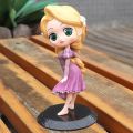Disney Princess Figure Rapunzel Princess 14cm PVC Q Posket Tangled Rapunzel Doll Cake Wedding Decoration Children Toys Gifts. 