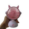 Mini Portable Fan Handheld Electric Fan Outdoor Travel Camping Air Cooler Handheld Small Pocket Fan Lithium rechargeable mini table fan with LED light.