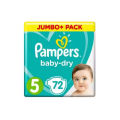 Pampers Baby Dry Diapers Belt Size 5-(11-16kg)- 72 Pcs.
