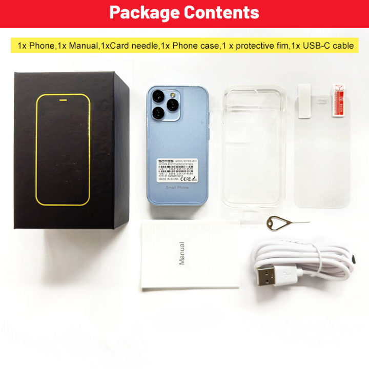 SOYES%20XS15%20Mini%20Android8.1%20Smart%20Phone%203.0%20Inch%20Display%202GB%20RAM%2016GB%20ROM%20Dual%20SIM%20Standby%20Play%20Store%203G%20Little%20Phone%20-%20Image%205