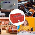 Metal Box Secure Mini Cash Box with Lock Keys Portable Metal Safe for Jewelry Cash Shock-proof Container for Cash Lock Box.