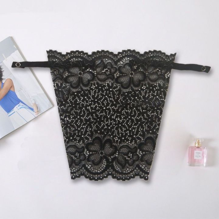 One-Piece%20Anti-Exposure%20Chest%20Block%20Women's%20Summer%20Lace%20Tube%20Top%20Anti-Running%20Light%20Patch%20Neckline%20Artifact%20Basic%20Thin%20-%20Image%203