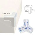 4PCS Baby Safety Silicone Corner Protector Set – Transparent Table & Furniture Edge Protection Cover | Kids Anti-Collision Corner Guards | Soft Shockproof Silicone Protectors. 