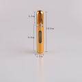 MUB 8ml Perfume Atomizer Refillable Travel Spray Bottle Empty Mini Bottom Refill Aluminum Perfume Atomizer Bottle. 