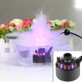 Ultrasonic Mist Maker Atomizer Air Humidifier Water Fountain Pond 12 LED Plastic Body 24V. 