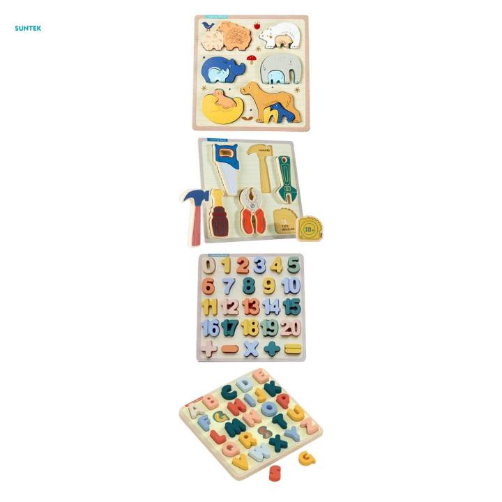 Wooden%20Matching%20Puzzle%20Early%20Educational%20Montessori%20Toy%20for%20Baby%20Preschool%20-%20Image%204