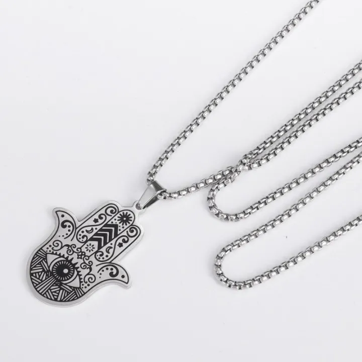 Spiritual%20Fatima%20Hand%20Hamsa%20Pendant%20Necklace%20Woman%20Evil%20Eye%20Vintage%20Jewelry%20Men%20Necklace%20-%20Image%204