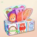 Baby Tissue Box Busy Pull Tissues Play Paper Sensory Toys for Game.