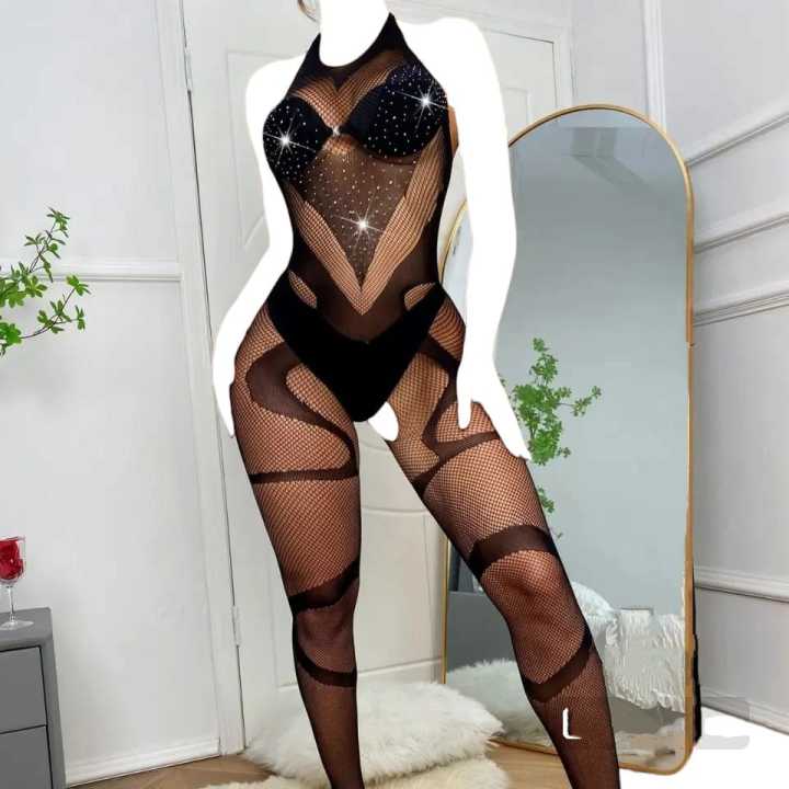 Women%20Diamond%20stone%20Jumpsuit%20Backless%20high%20Elastic%20Fashion%20%20Women%20Dress%20-%20Image%203