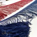 Spot Goods15cmLatin Dance Tassel Lace Polyester Length Fringe DIYClothing Shawl Skirt Swing Decoration Accessories. 