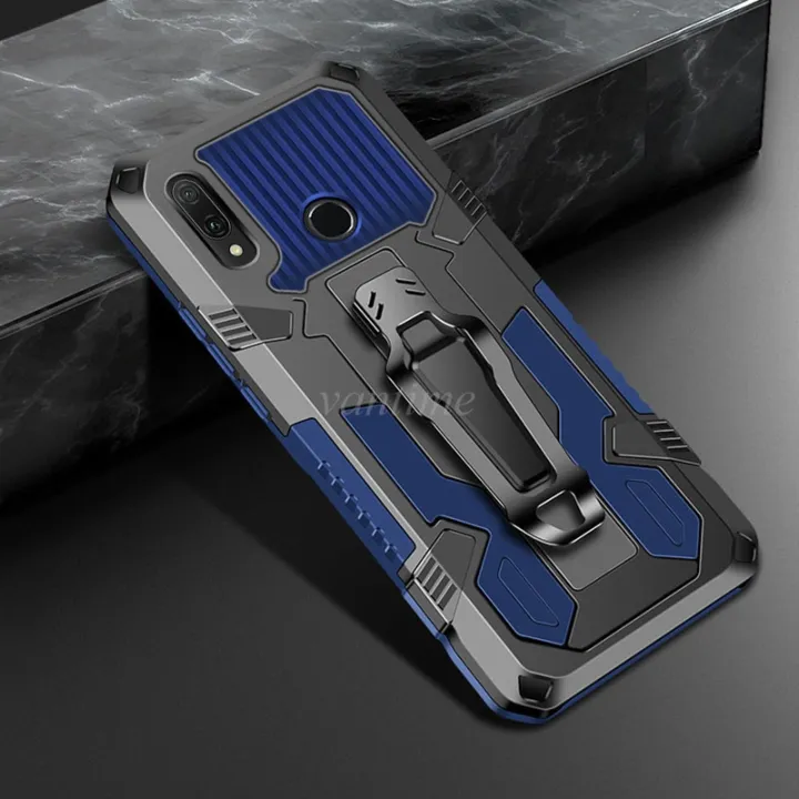 Vantime%20for%20Huawei%20Y9%202019%20Belt%20Clip%20Case%20Kickstand%20Slim%20Phone%20Cover%20-%20Image%205