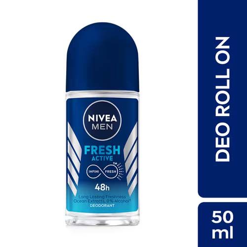 Nivea Men Roll On Fresh Active Deodorant 50 ml