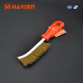 Harden 225mm Copper Wire Brush 225mm PVC Handle Cleaning Brush 620140. 