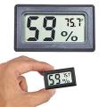 Digital LCD Display With Temperature Humidity Meter Gauge Thermometer Hygrometer Temperature Sensor Outdoor 1.5M Length Cable. 