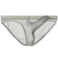 Underwear Men Elephant Nose Briefs Ultra-thin Mesh Bikini Panties Solid Seamless Elastic Lingerie Brief Tangas Underpants.