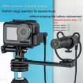 JJC USB-C 3.5mm Mic Adapter Only for DJI Osmo Action 1 Audio Adapter Vlogging Action Camera Accessories 3.5mm Audio Mic.