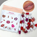 Mini 12 colors Capsule Lipstick Set Waterproof Non-stick Cup Carry Lipstick Novelty Lips Makeups DIY Lipstick For Women. 